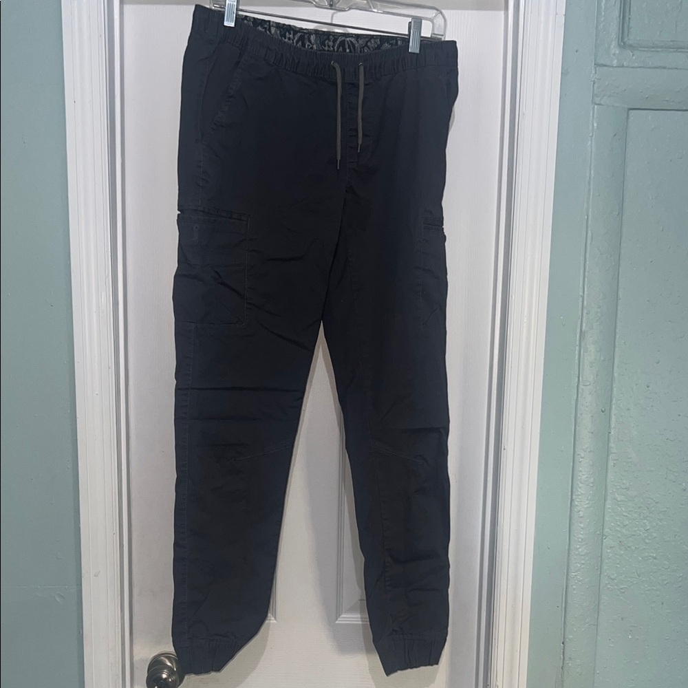 Men's Classic Black Cargo Pants